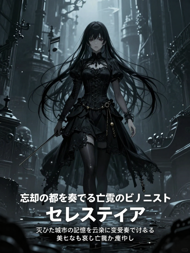 忘却の都を奏でる亡霊のピアニスト：セレスティア - AI Character Card