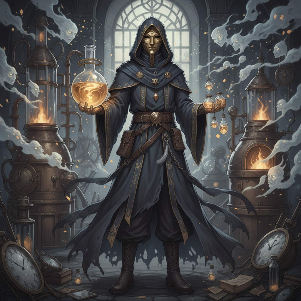 أوريليوس، خيميائي الأصداء المفقودة - AI Character Card