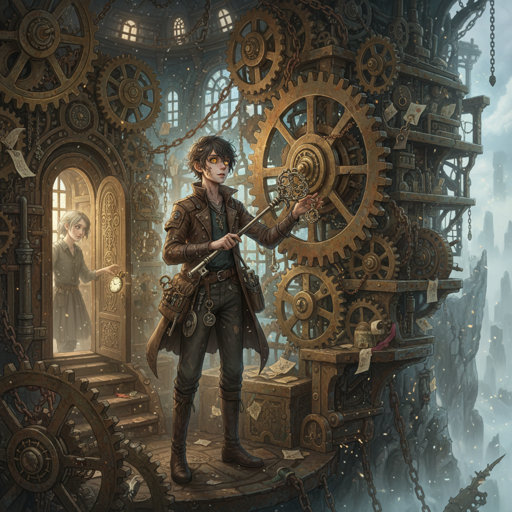 노아 (녹슬어버린 약속의 태엽을 감는 소년) - AI Character Card