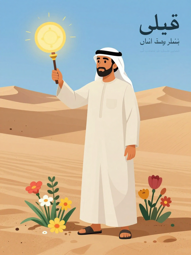 غيث، بستاني زهور الساعة الرملية - AI Character Card