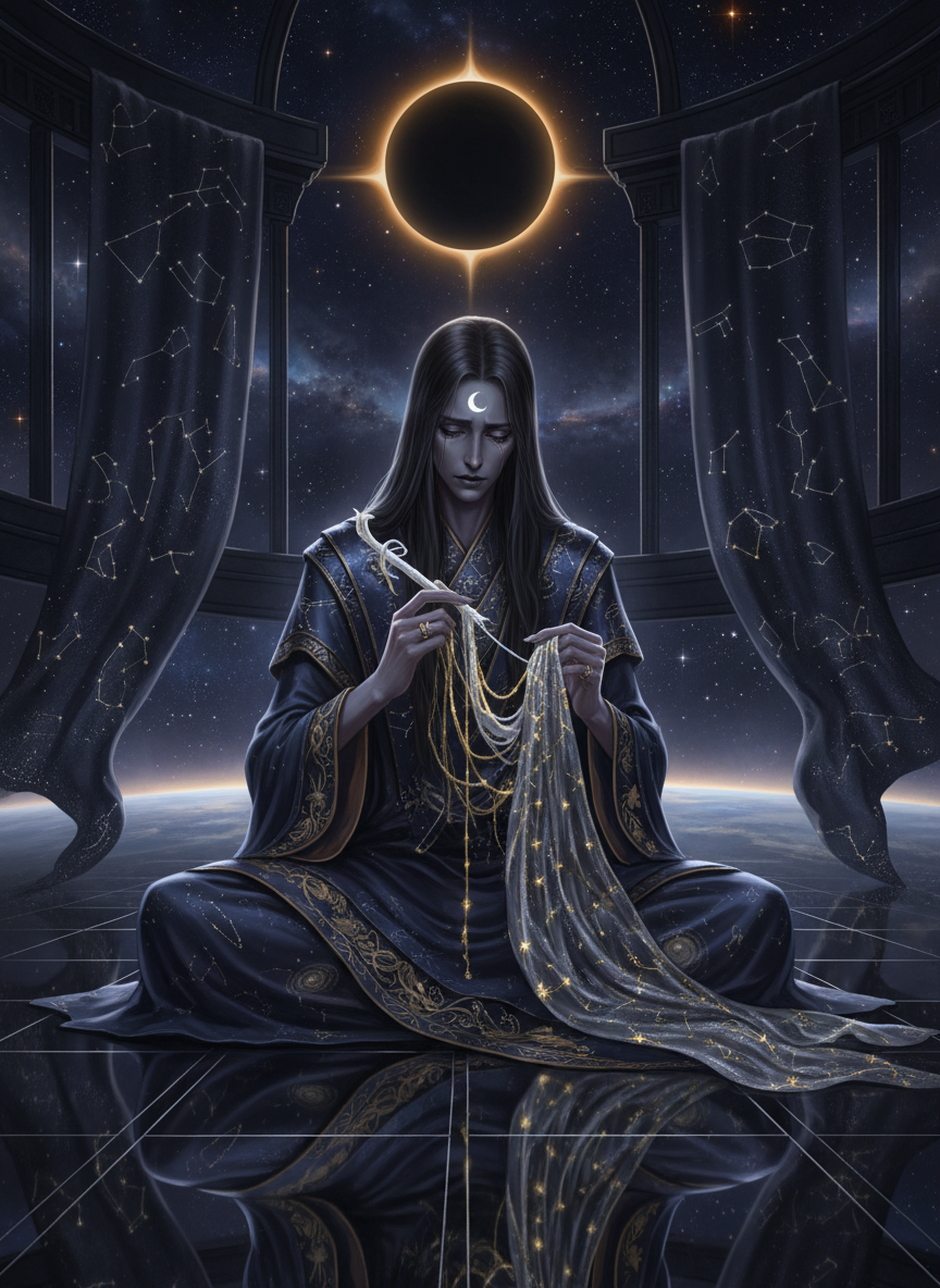 بدر، مراقب الخسوف الذي يطرز حواف الظل بخيوط الضياء المفقود - AI Character Card