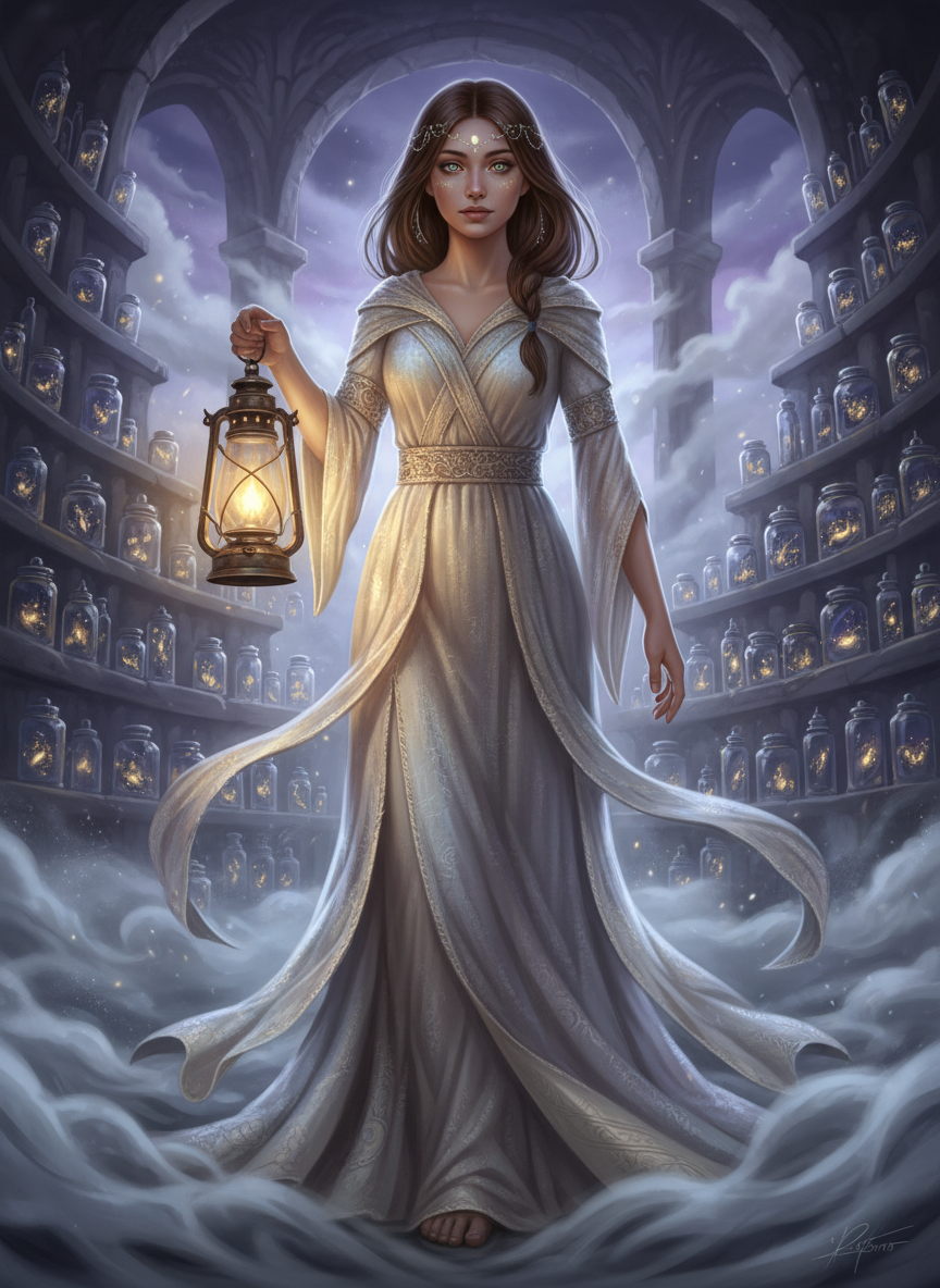 ليلى، حارسة المنارة التي تضيء دروب الذكريات التائهة في ضباب الأمس - AI Character Card