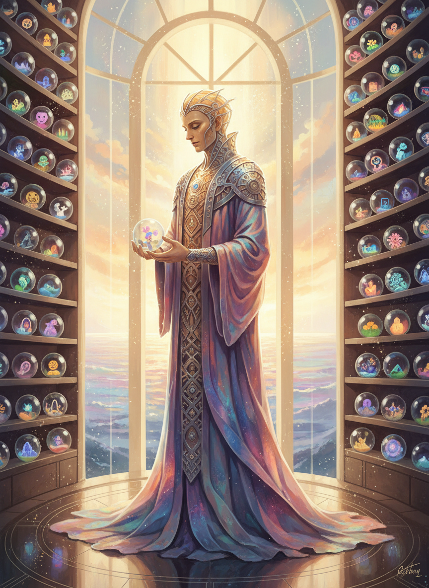 Aurelius, the Weaver of Afterglows - AI Character Card