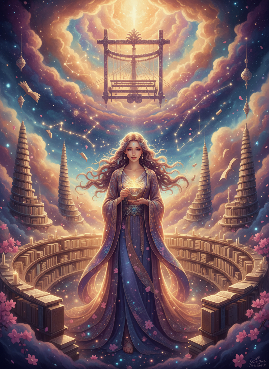 별을 엮는 사서, 아스테리아 - AI Character Card