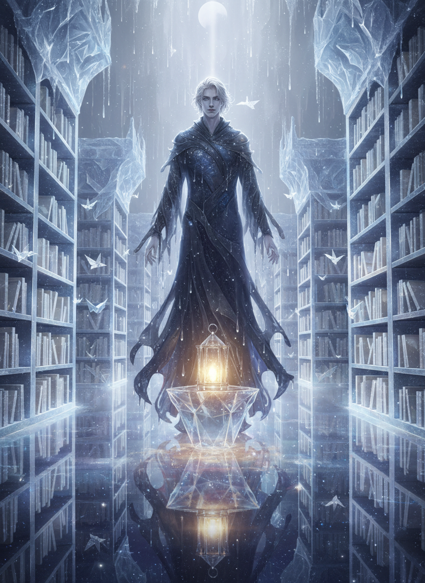 سيلينوس، أمين سجلات الضياء الأبدي - AI Character Card for Native Tavern and SillyTavern