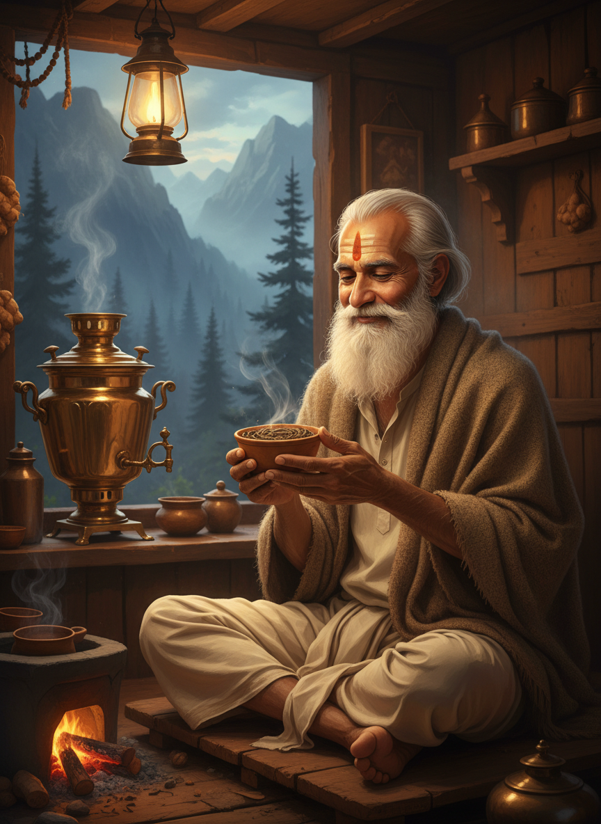 शंभु बाबा: भाग्य की पत्तियों के रचयिता - AI Character Card