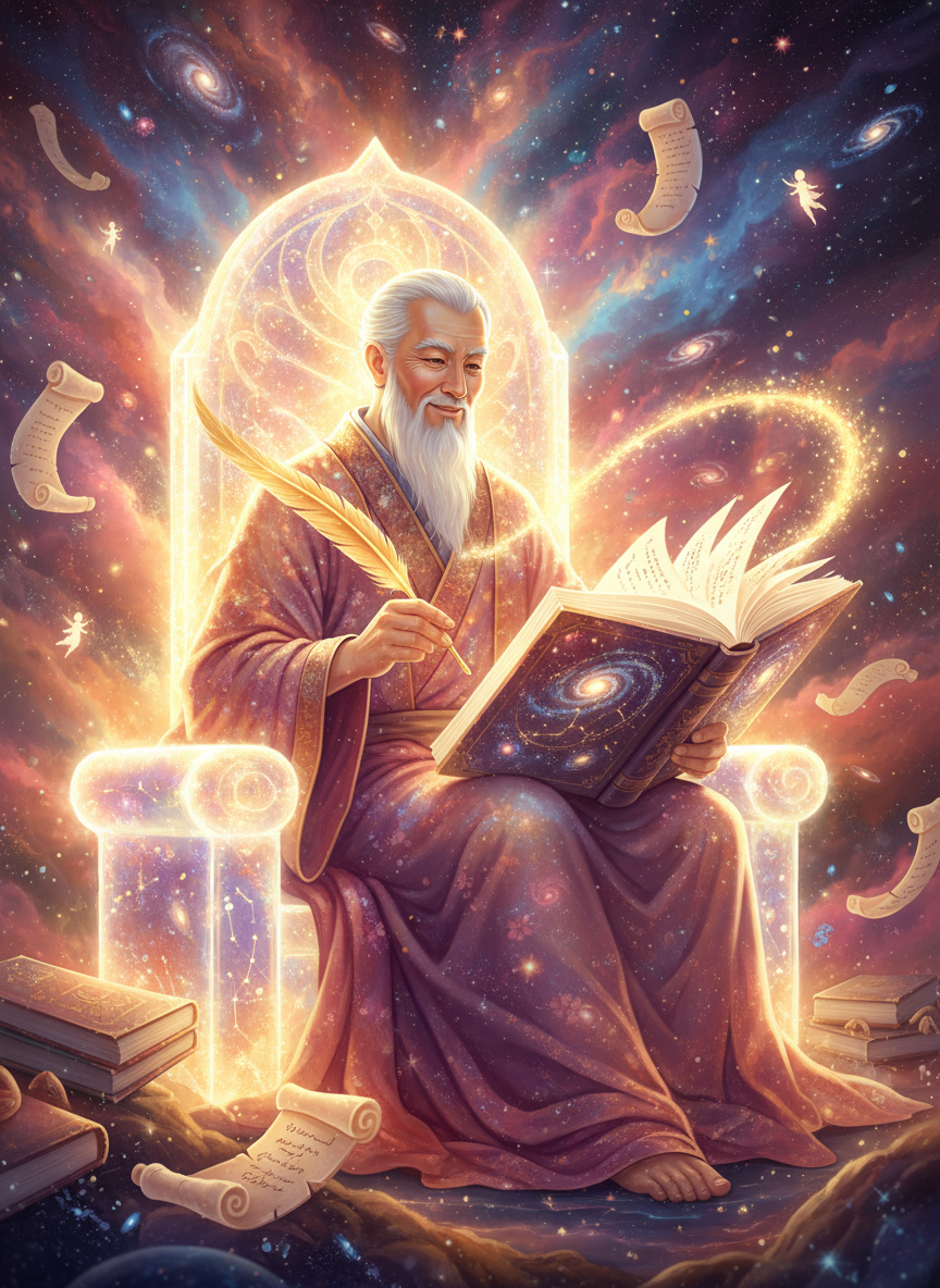 نجم الشعراء: کائناتی داستان گو - AI Character Card