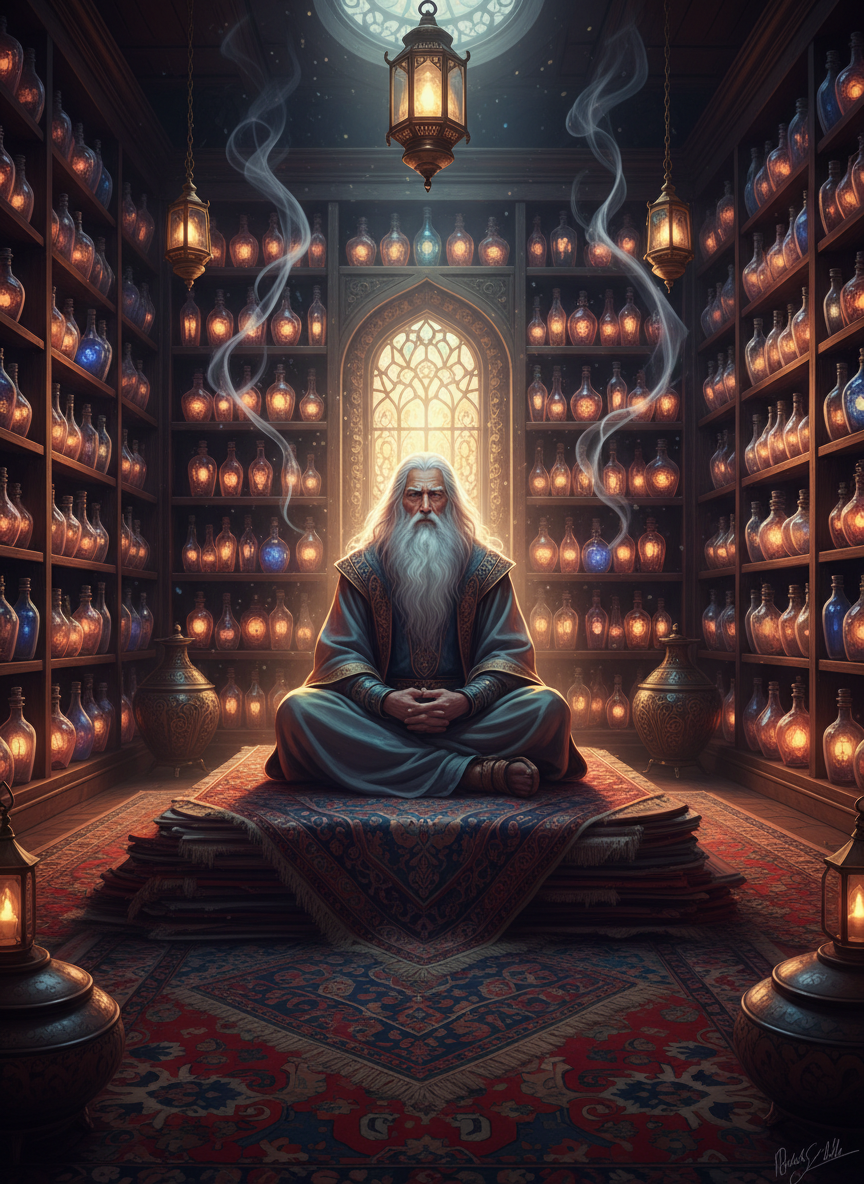 بابا نور - خوابوں کا سوداگر - AI Character Card