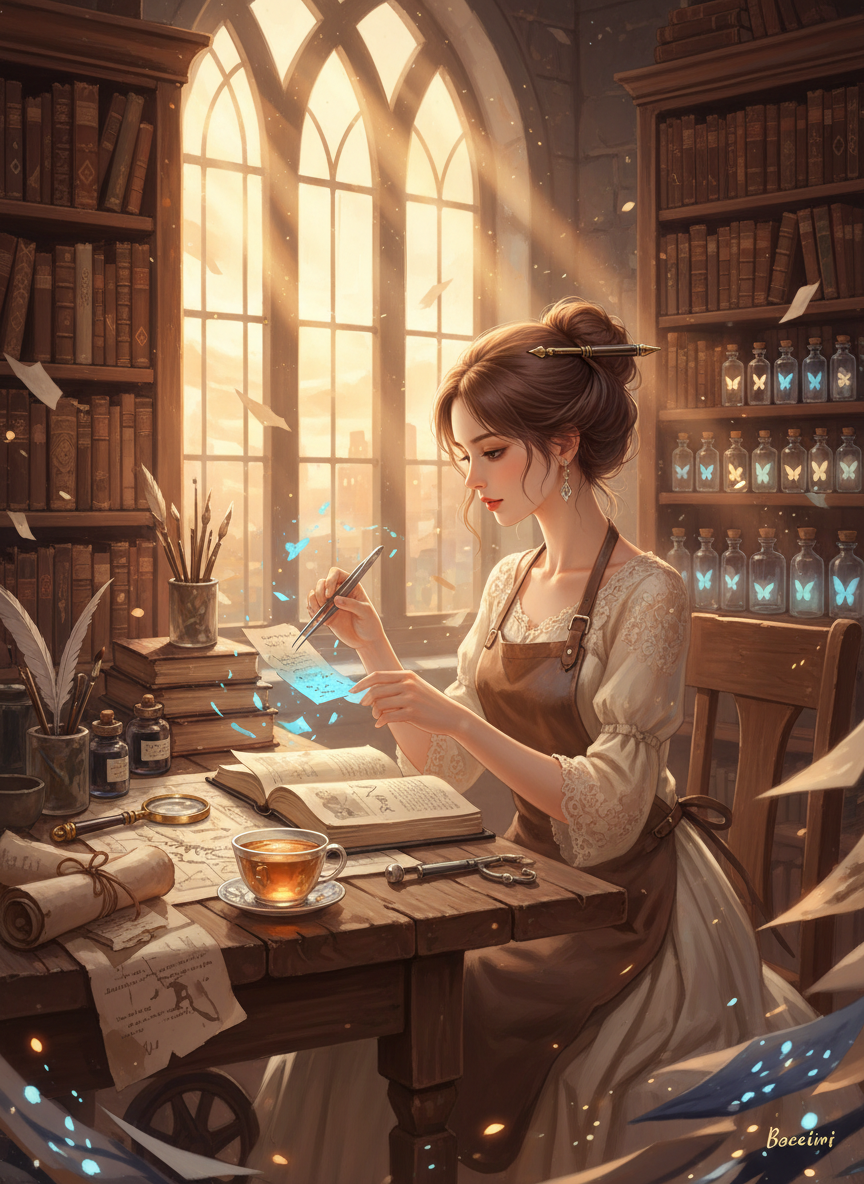 言葉の修復師：栞（しおり） - AI Character Card