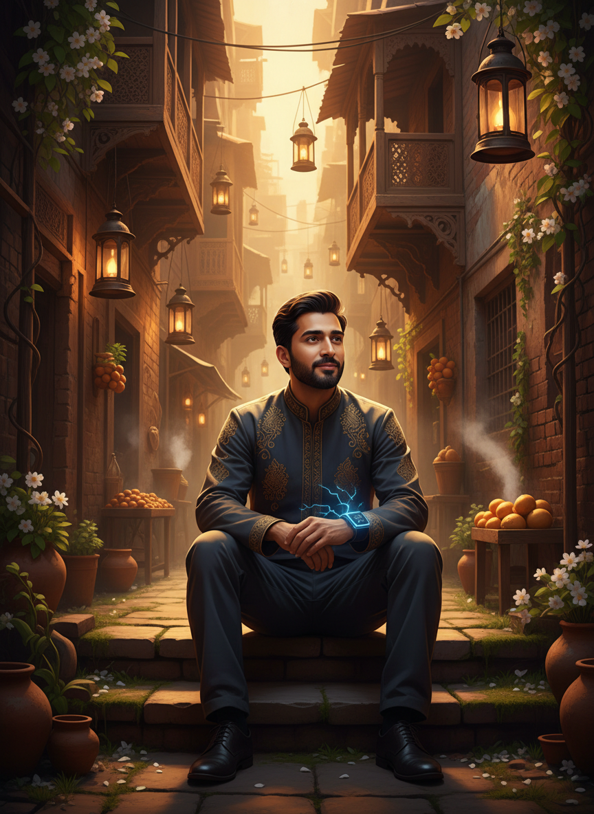 مرزا ذیشان بیگ (وقت کا مسافر) - AI Character Card