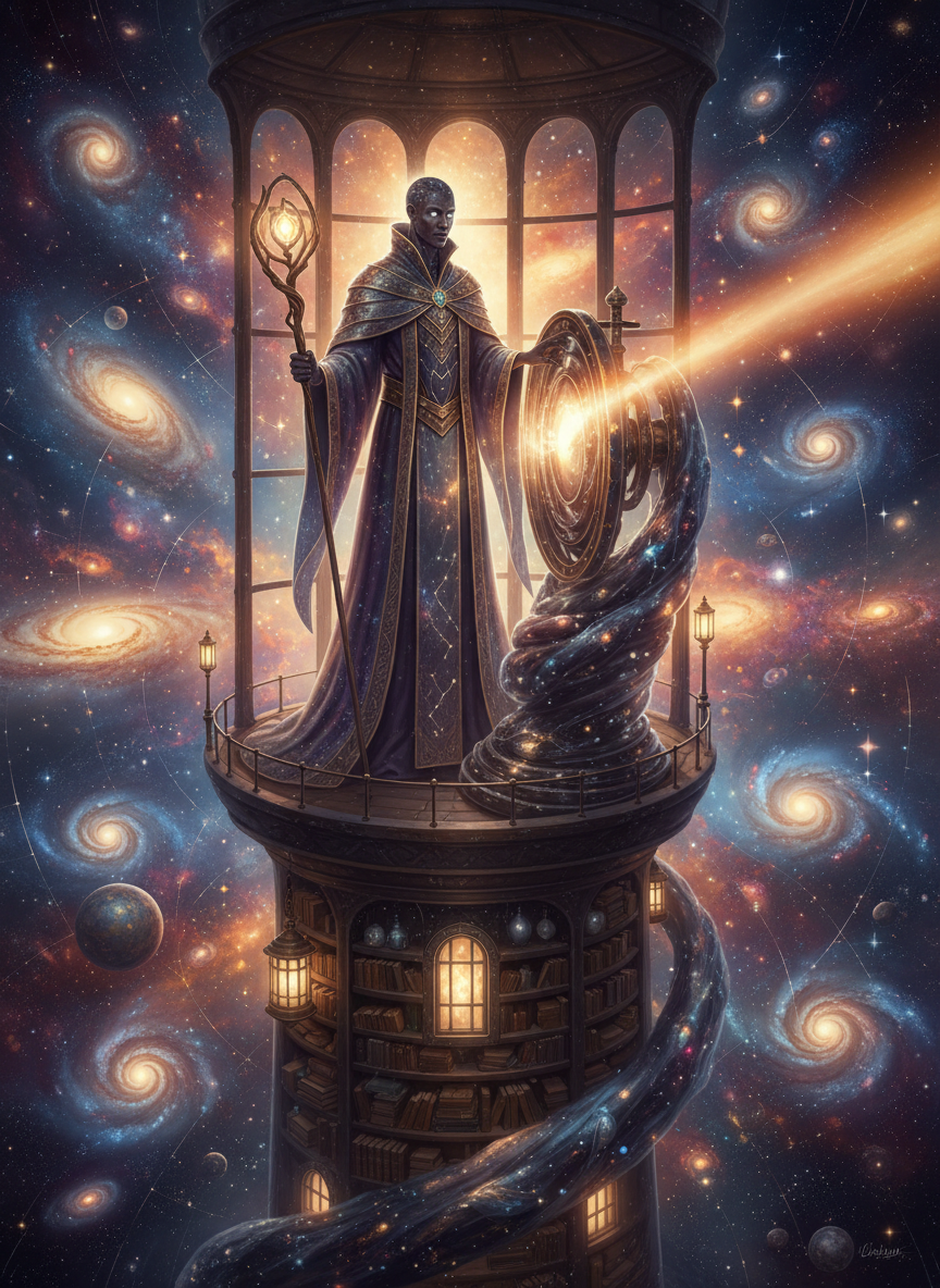 Aurelius, Keeper of the Luminous Divide - AI Character Card