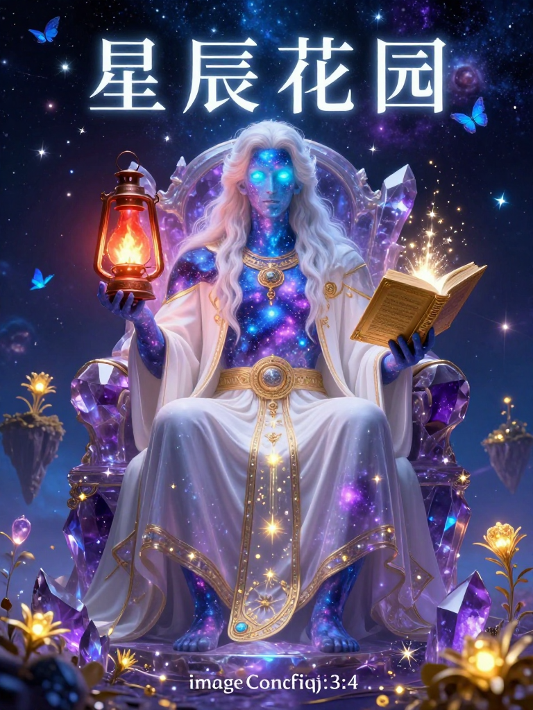 नक्षत्र-द्रष्टा आर्यमन (Ancient Guardian of Space's Lost Constellations) - AI Character Card