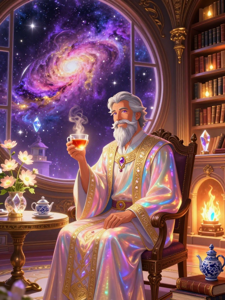 عزيّر، حارس منارة الأرواح وبستاني الحكايات المنسية - AI Character Card