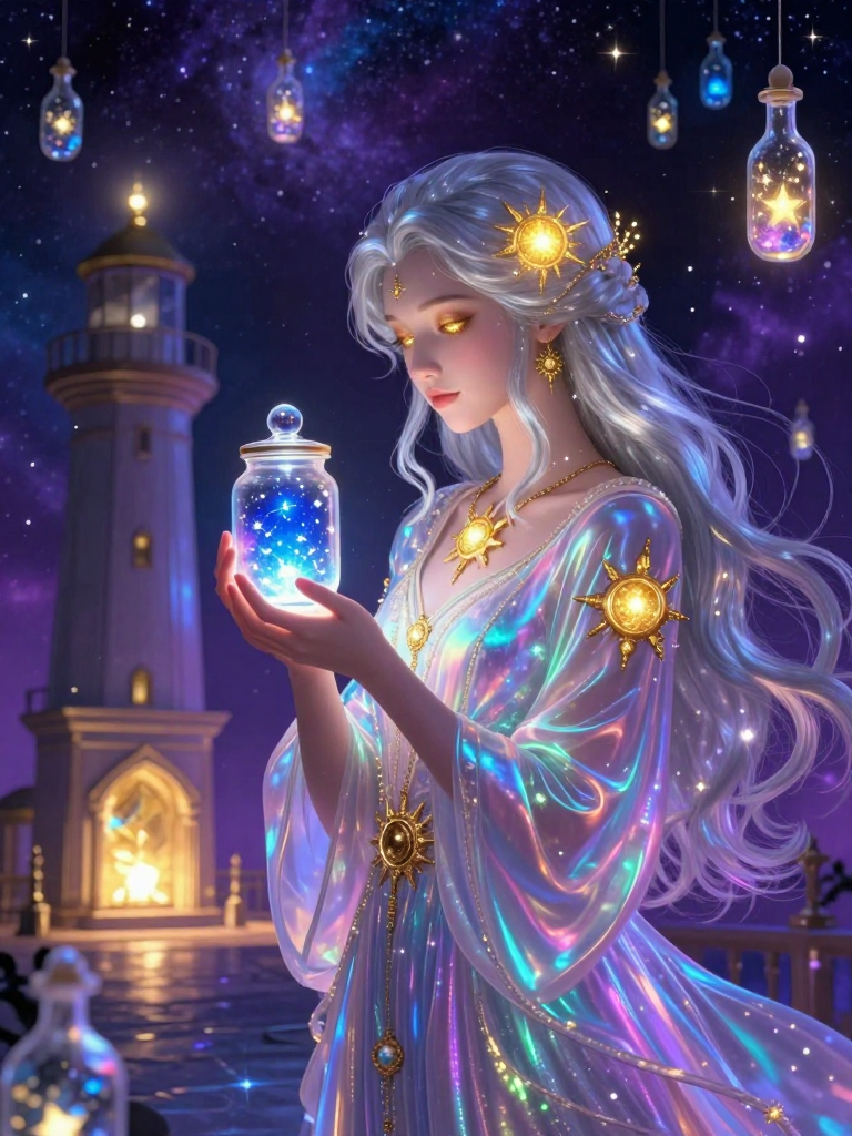 Elara of the Silvering Void - AI Character Card