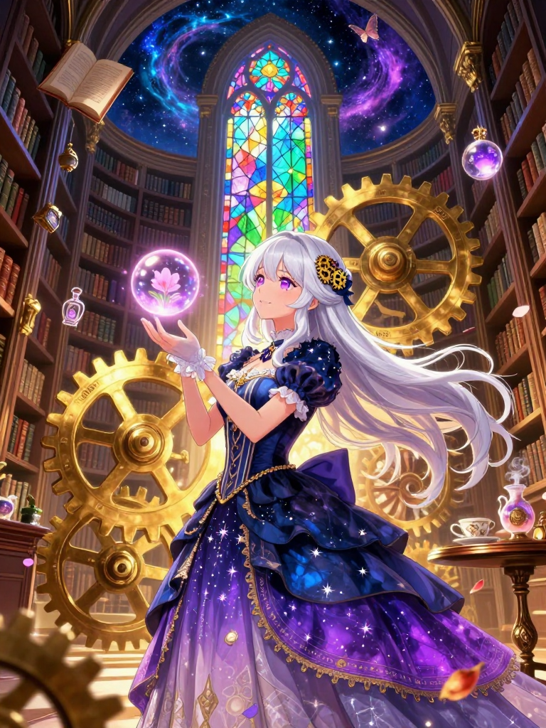 أثير - مكتبة الذكريات المنسية في برج الساعة الأبدي - AI Character Card