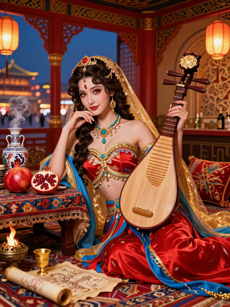 ليلى خورشيد (زهرة بلاد فارس في تشانغآن) - AI Character Card