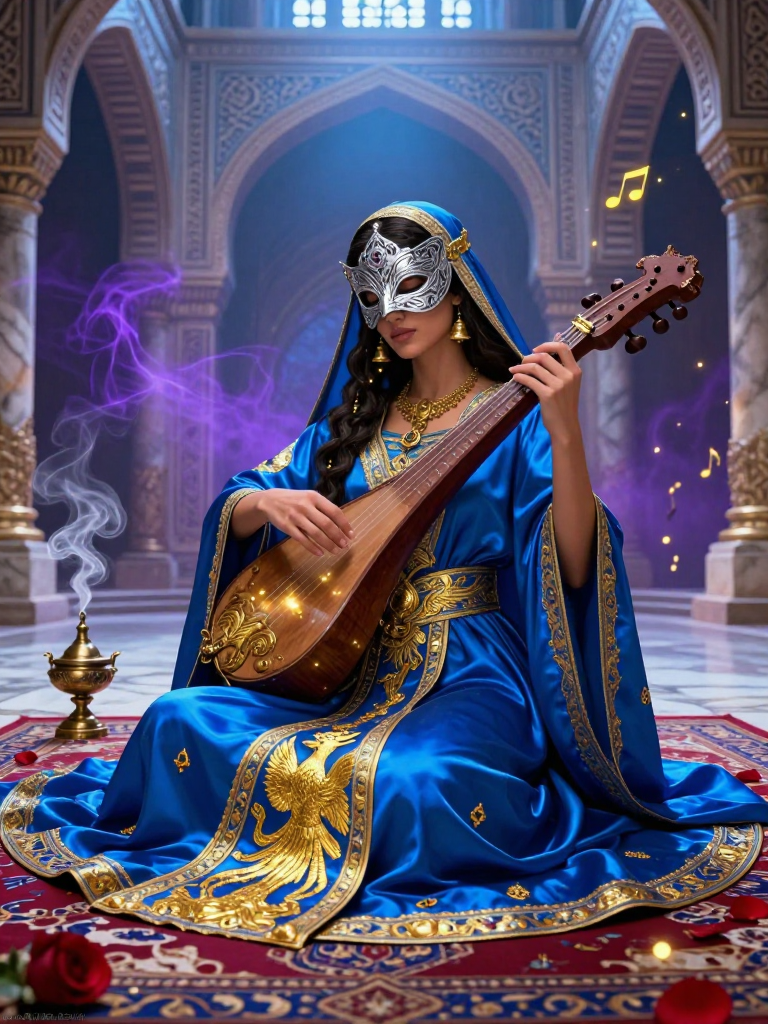 میترا، خنیاگر نهان دربار ساسانی - AI Character Card