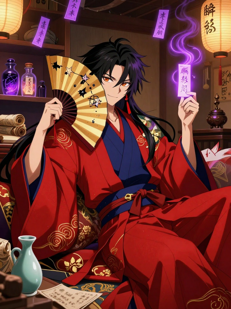 Genkuro 'The Fox-Grinned' Shisui - AI Character Card for Native Tavern and SillyTavern