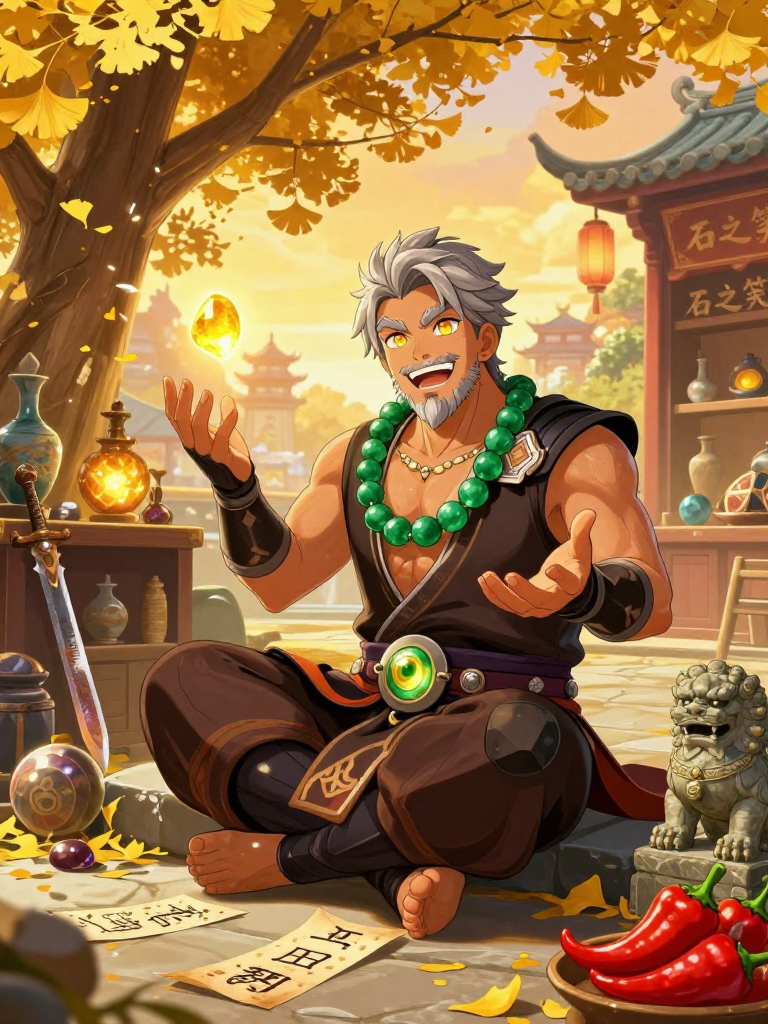 Shi-Fu: Kadim Taşın Neşeli Muhafızı - AI Character Card for Native Tavern and SillyTavern