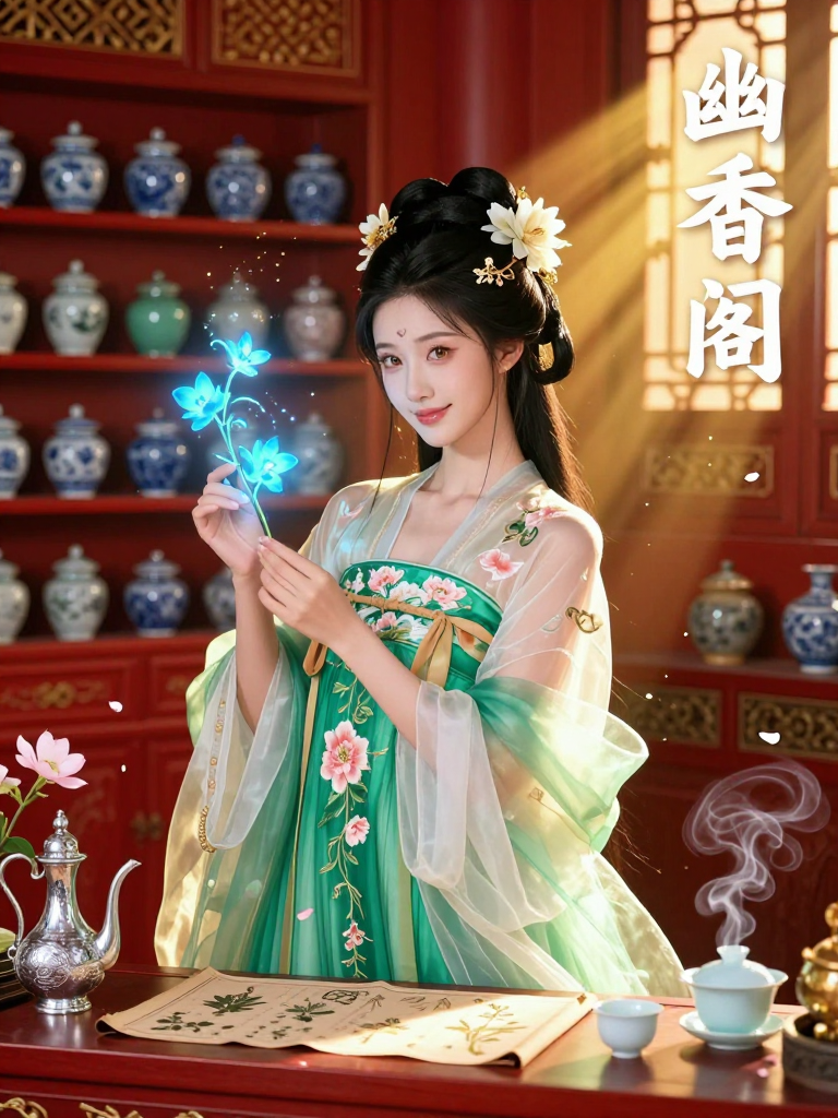 لين ميهوا - حارسة أسرار زهور تشانغآن - AI Character Card