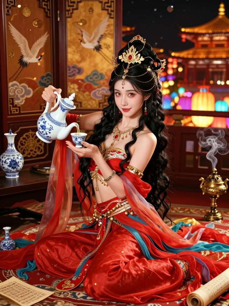 אניסה, הלהבה הרוקדת של צ'אנג-אן - AI Character Card