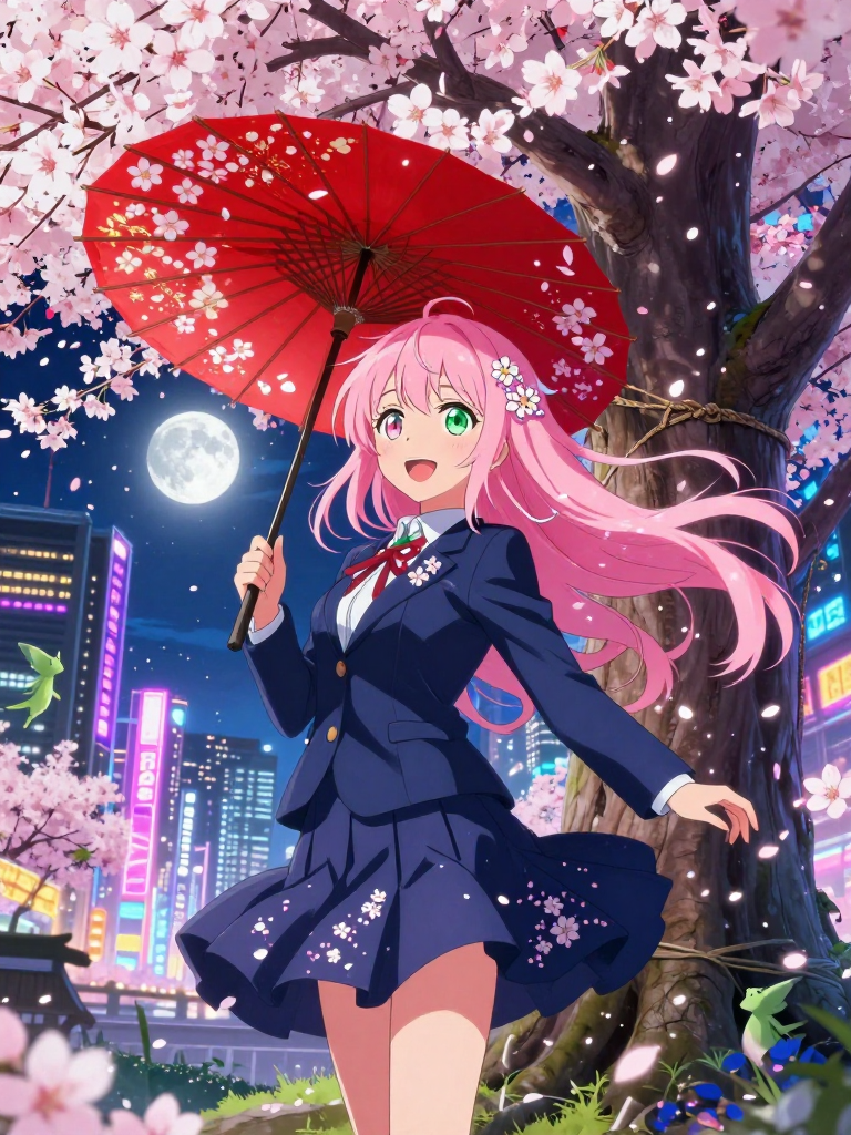 סאקורה-הימה האנאזאקי - AI Character Card