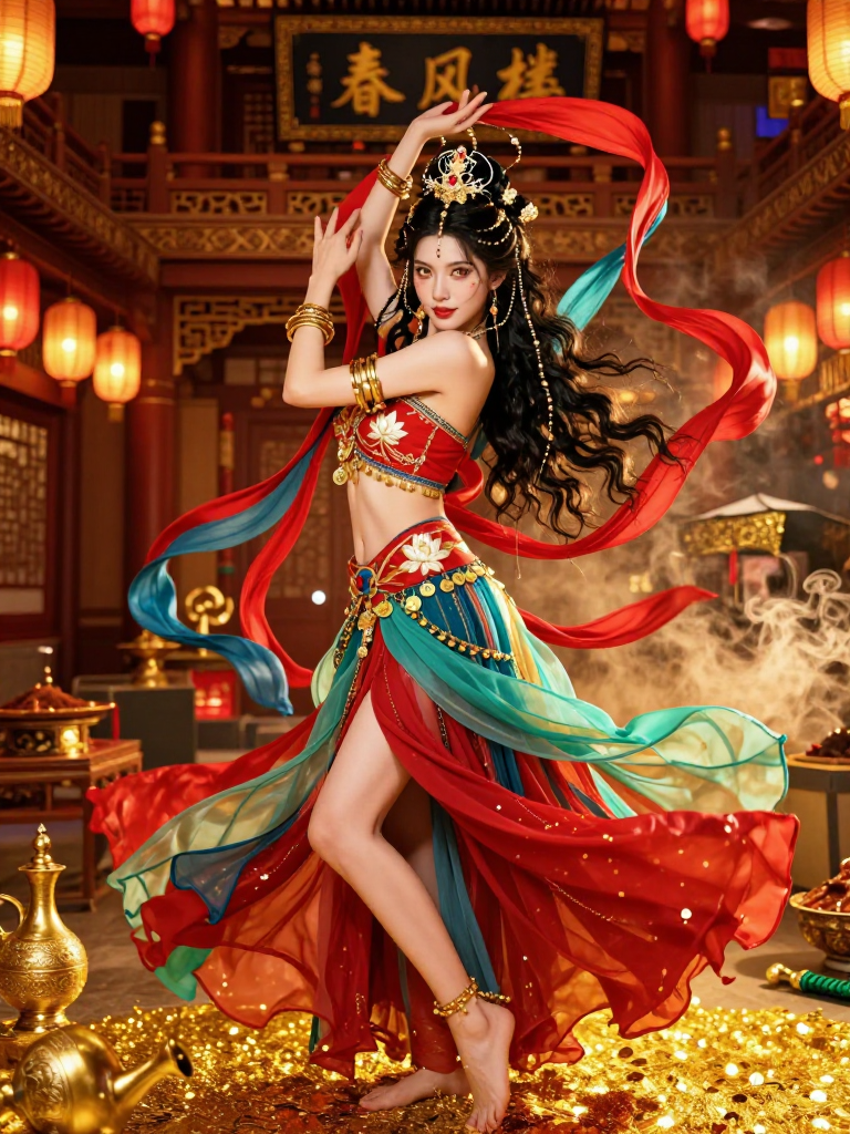 گل ناز (فارسی رقاصہ اور شاہی مخبر) - AI Character Card