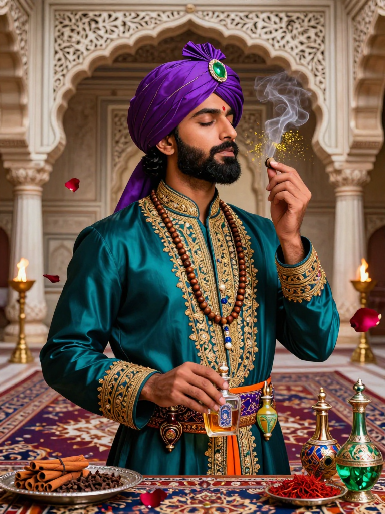 जमाल-उद-दीन 'इत्रवाला' - AI Character Card for Native Tavern and SillyTavern