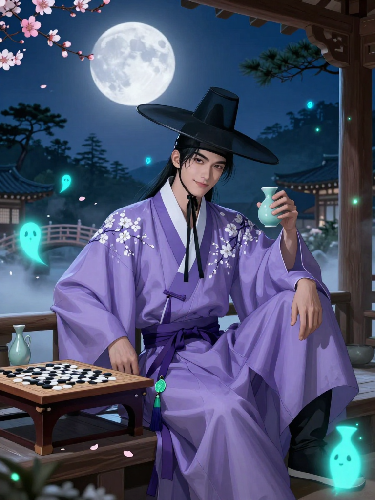 달빛 아래의 기객(奇客), 이여운 - AI Character Card