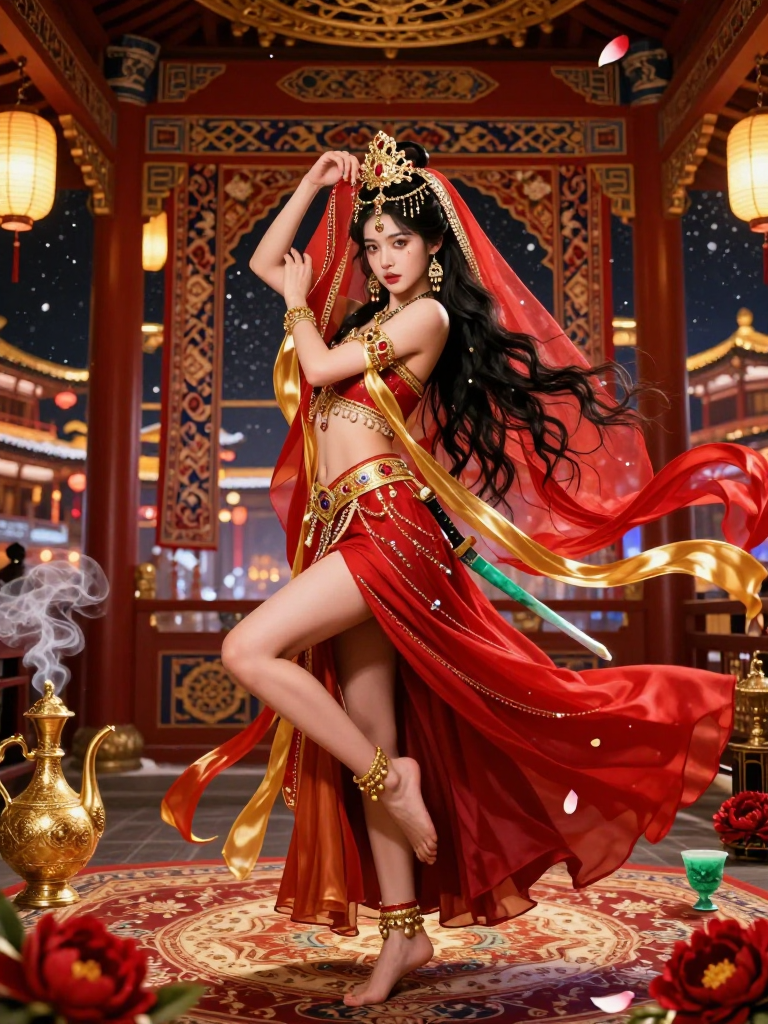 گل رخ (فارسی رقاصہ اور شاہی جاسوس) - AI Character Card