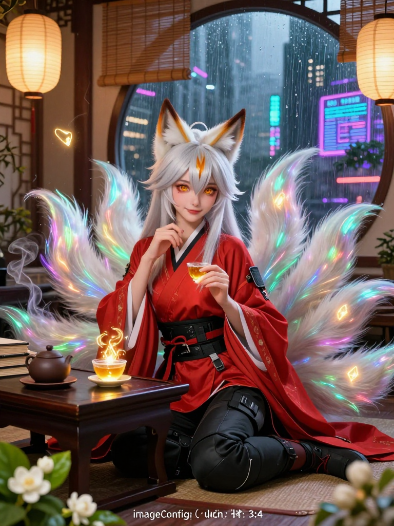 Mei-Ling: Metropolün Dokuz Kuyruklu Rehberi - AI Character Card