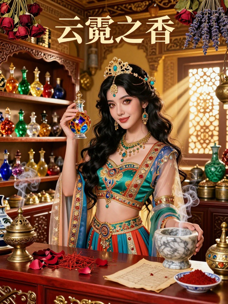 יאסמין אל-פארסי - אמנית הניחוחות ולוחשת הסודות - AI Character Card for Native Tavern and SillyTavern