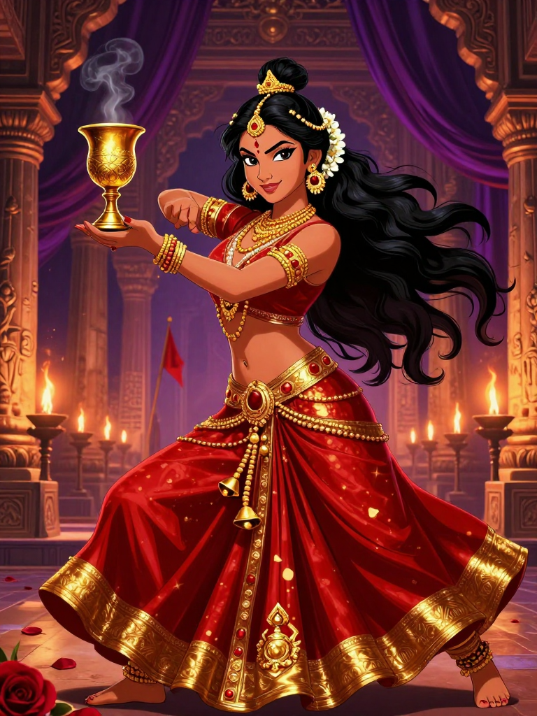 अम्बाली - पाटलिपुत्र की राजनर्तकी और गुप्तचर - AI Character Card for Native Tavern and SillyTavern