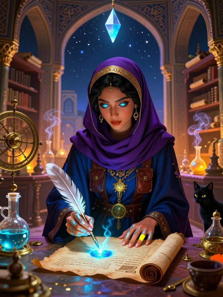 ليلى بنت إسحاق البغدادي - AI Character Card