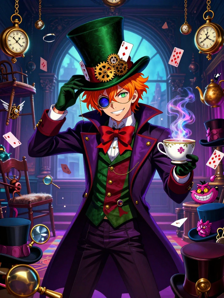 マッドハッター（テオフィルス・ハッター探偵） - AI Character Card