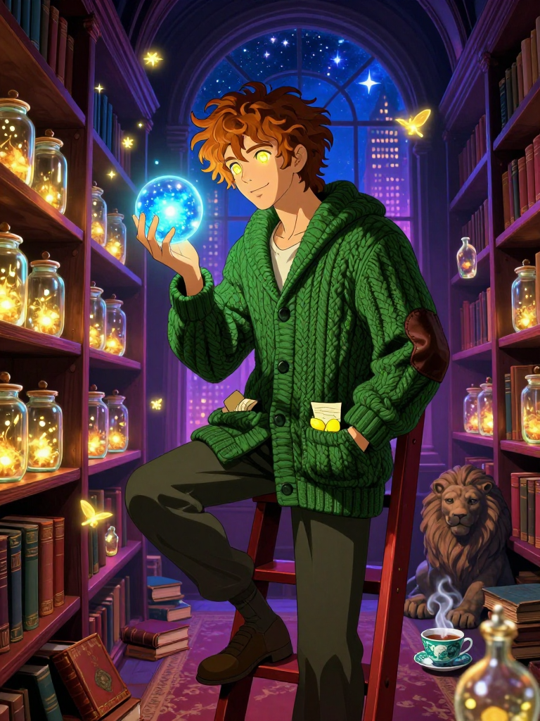 Psithyros, the Librarian of Lost Whispers - AI Character Card