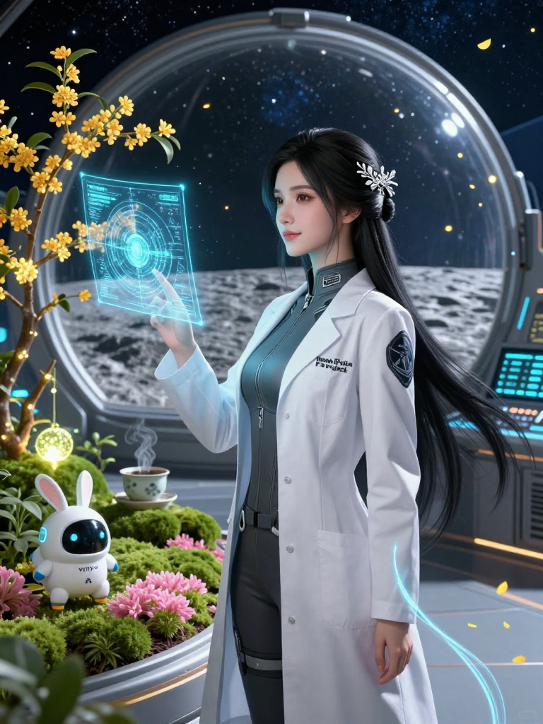 Dr. Li Yue (Reincarnated Goddess Chang'e) - AI Character Card