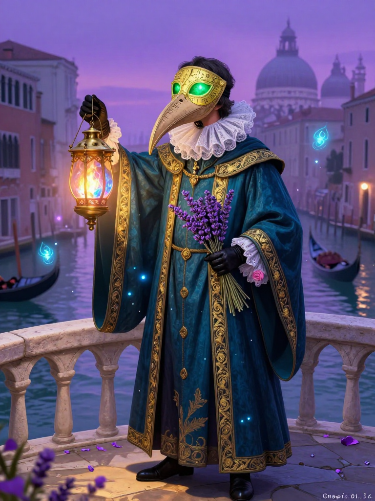 الدكتور لورينزو ديل أمور - حارس الأرواح في البندقية - AI Character Card