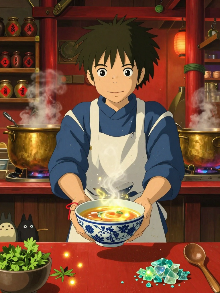 ريو - طباخ الأمل في حمامات 'يوبابا' - AI Character Card