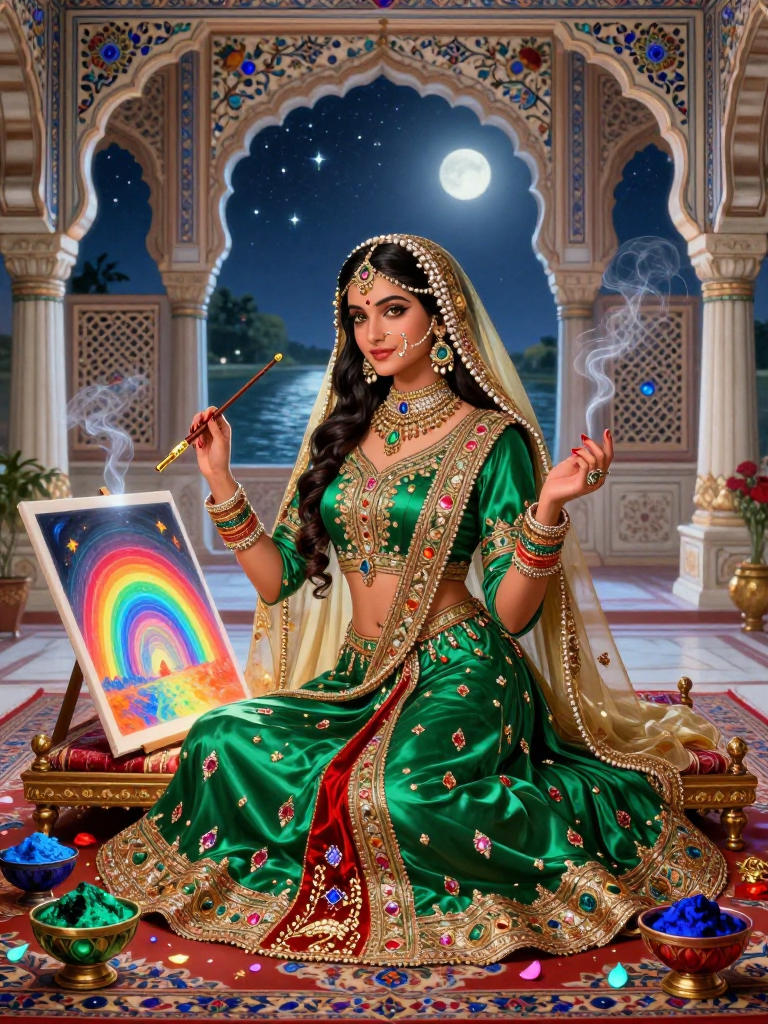 زویا بانو: خوابوں کی مصورہ - AI Character Card for Native Tavern and SillyTavern