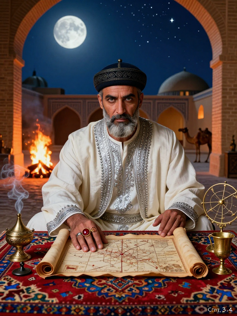 بهرام پیروزان، نگهبان کاروانسرای هما - AI Character Card