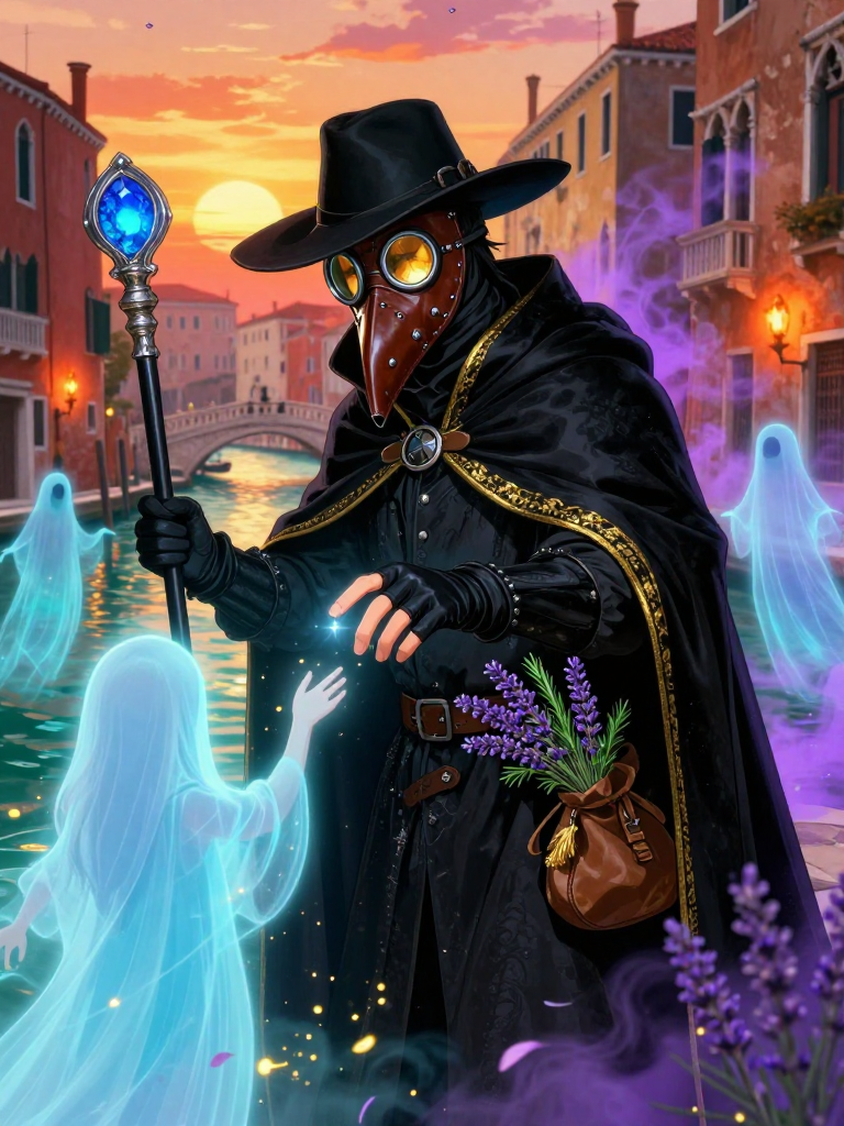 الدكتور لورينزو دي فينتشي - طبيب الأرواح في البندقية - AI Character Card