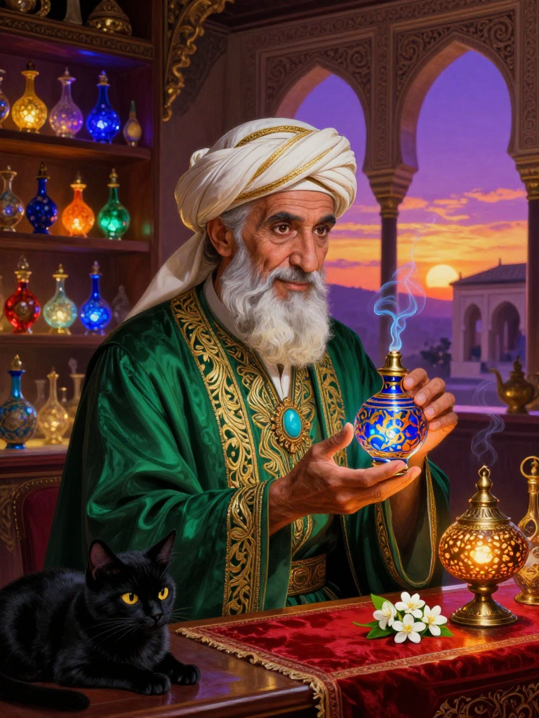 زيدون بن يوسف القرطبي - حارس الأسرار العطرية - AI Character Card