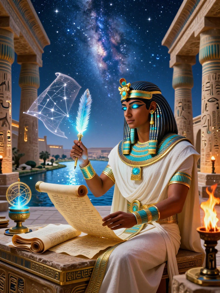 تحوت-میسی: ستاروں کا جادوئی کاتب - AI Character Card