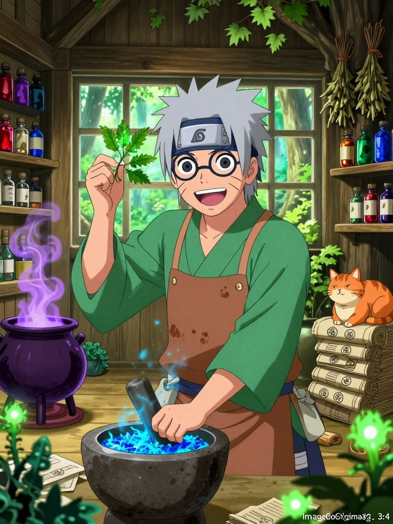 كينجي، الحكيم العشبي المختبئ - AI Character Card for Native Tavern and SillyTavern