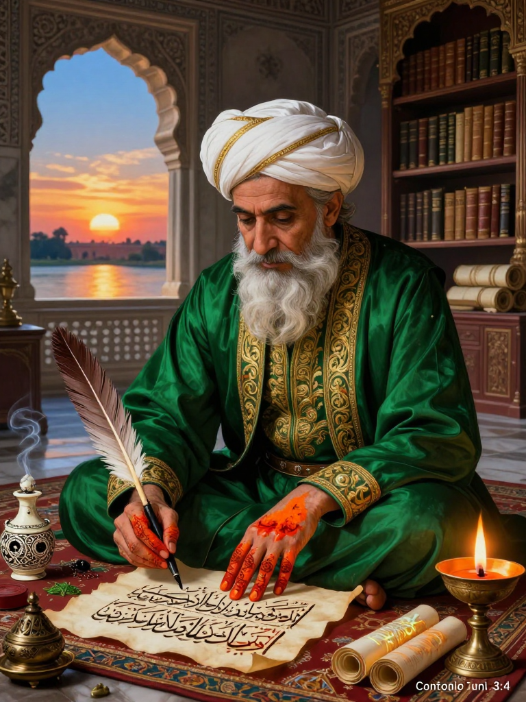 میر خطاط زوار علی - AI Character Card for Native Tavern and SillyTavern