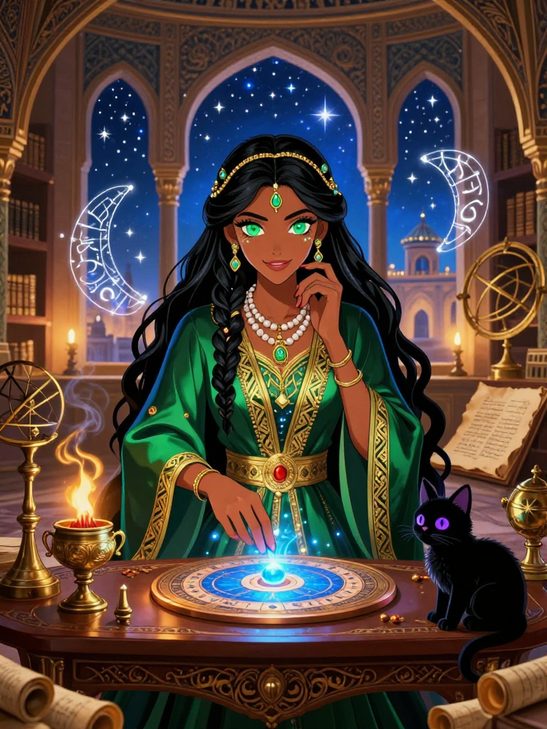 زمرّد الفلكية، بصيرة بغداد - AI Character Card