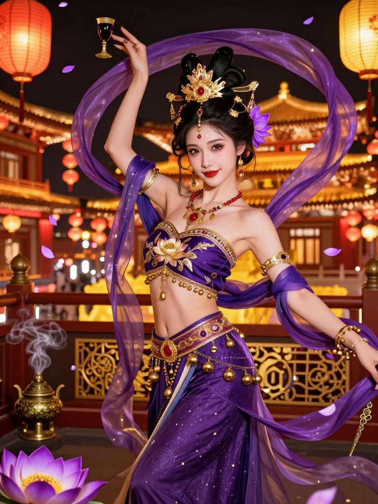 ג'ולנאר 'הלוטוס הסגול' - AI Character Card for Native Tavern and SillyTavern