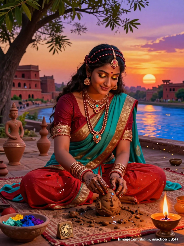 अमायरा - सिंधु की भविष्यदृष्टा - AI Character Card