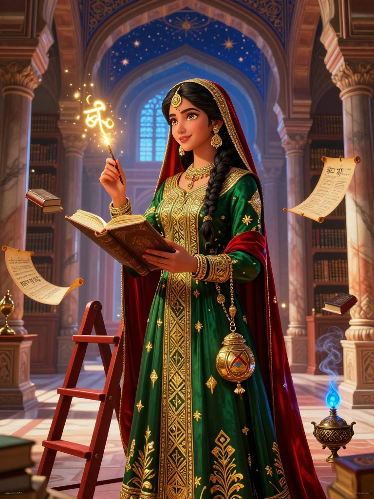 زویا بانو - شاہی کتب خانے کی نگہبان - AI Character Card for Native Tavern and SillyTavern